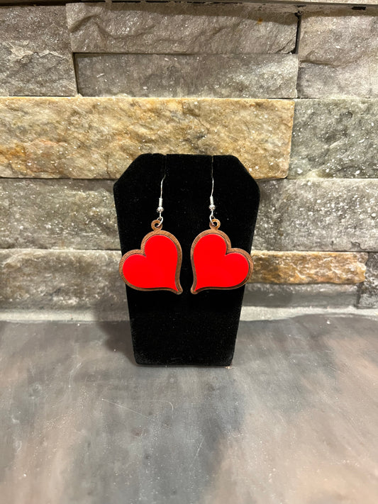 Wooden and Acrylic Full Hearts