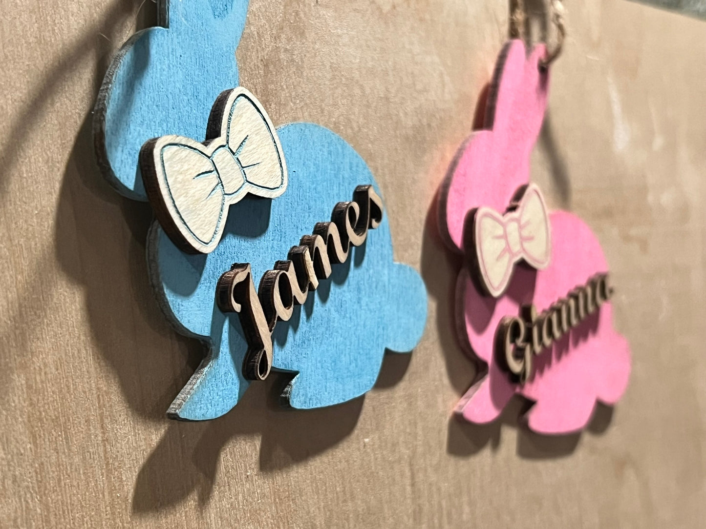Easter Bunny Basket Tags
