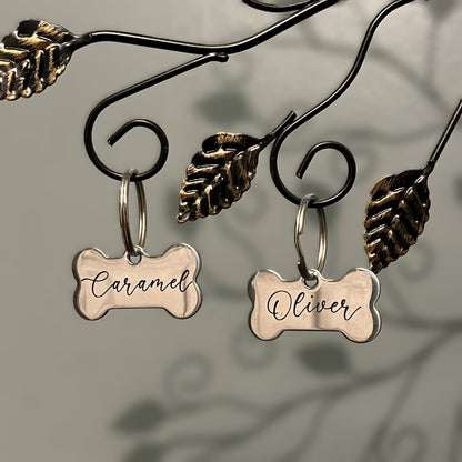 Stainless Steel Laser Etched Pet Tags